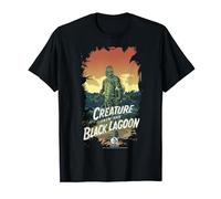 Universal Monsters Creature From The Black Lagoon Dark Frame Maglietta