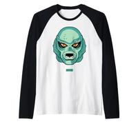Universal Monsters Creature from The Black Lagoon Portrait Maglia con Maniche Raglan