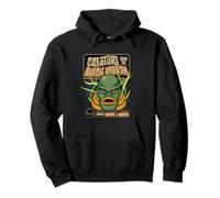Universal Monsters Creature Retro Halloween Mask Felpa con Cappuccio