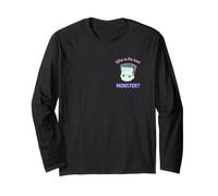 Universal Monsters Cute Anime Frankenstein Front & Back Maglia a Manica