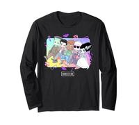 Universal Monsters Cute Anime Group Maglia a Manica