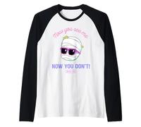 Universal Monsters Cute Anime Invisible Man Now You See Me Maglia con Maniche Raglan