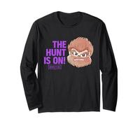 Universal Monsters Cute Anime Wolf Man The Hunt is On! Maglia a Manica