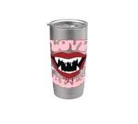 Universal Monsters Dracula Love Bites Retro Goth Bicchiere termico in acciaio inox doppia parete