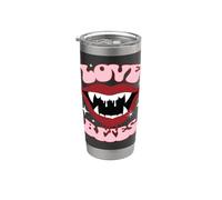 Universal Monsters Dracula Love Bites Retro Goth Bicchiere termico in acciaio inox doppia parete
