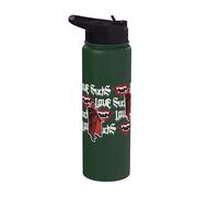 Universal Monsters Dracula Love Sucks All Over Print Stainless Steel Insulated Water Bottle