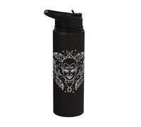 Universal Monsters Dracula Retro Goth Geometric Stainless Steel Insulated Water Bottle
