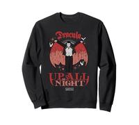 Universal Monsters Dracula Up all Night Retro Goth Felpa