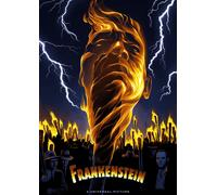 Universal Monsters FaNaTtik Art Print Frankenstein Limited Edition 42 x 30 cm