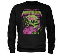 Universal Monsters Felpa Girocollo Uomo Maniche Lunghe Nera Regular