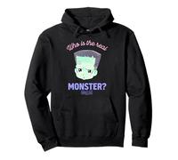 Universal Monsters Frankenstein Anime Who’s The Real Monster Felpa con Cappuccio