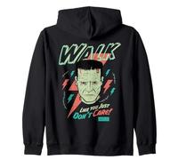 Universal Monsters Frankenstein Don’t Care Retro Goth Felpa con Cappuccio