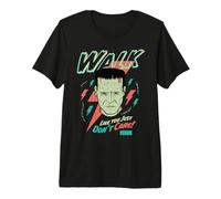 Universal Monsters Frankenstein Don’t Care Retro Goth Maglietta Premium