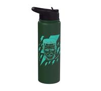 Universal Monsters Frankenstein Retro Goth Lightning Stainless Steel Insulated Water Bottle