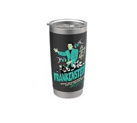 Universal Monsters Frankenstein Retro Goth Wicked Hour Bicchiere termico in acciaio inox doppia parete