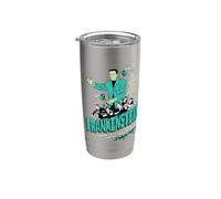 Universal Monsters Frankenstein Retro Goth Wicked Hour Bicchiere termico in acciaio inox doppia parete