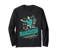 Universal Monsters Frankenstein Retro Goth Wicked Hour Maglia a Manica