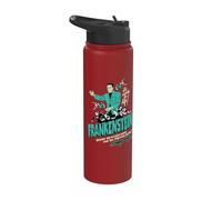 Universal Monsters Frankenstein Retro Goth Wicked Hour Stainless Steel Insulated Water Bottle
