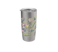 Universal Monsters Horror Classics All Over Print Bicchiere termico in acciaio inox doppia parete