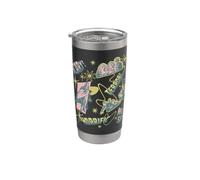 Universal Monsters Horror Classics All Over Print Bicchiere termico in acciaio inox doppia parete
