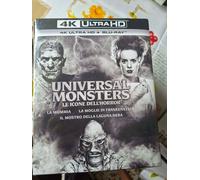 Universal Monsters Le Icone Dell Horror 3 Film Blu Ray + 4k Ultra Hd