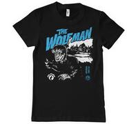 Universal Monsters Maglietta Uomo Nera The Wolf Man T-Shirt Manica Corta