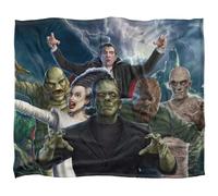 Universal Monsters Monsters Group Silky Touch Super Soft Throw Blanket 152 X 127 Cm