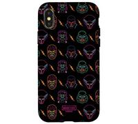 Universal Monsters Neon All-Over Print Custodia per iPhone X/XS