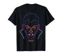 Universal Monsters Neon Dracula Portrait Maglietta