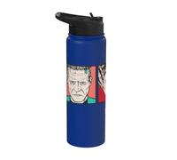 Universal Monsters Retro Goth Front Back Portrait Stainless Steel Insulated Water Bottle