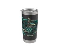 Universal Monsters Retro Horror All Over Print Bicchiere termico in acciaio inox doppia parete