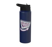 Universal Monsters Retro Monster Lineup Front & Back Stainless Steel Insulated Water Bottle