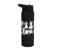 Universal Monsters Sparkle Star All Over Print Stainless Steel Insulated Water Bottle