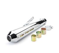 Universal Motorcycle Exhaust Muffler Retro Vintage Classic Electroplating Moto For CG125 For SR400 /CB500/ VT500 /CM300 500 Cafe
