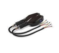 Universal Motorcycle LED Turn Signal Light Ground Projector Flasher Lamp 27 Lighting Modes RGB Flowing Daytime Running Lights,Indicatore