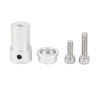 Universal Mounting Hub, 4mm Aluminum Alloy Coupling, Motor Shaft Mounting Coupling for Omnidirectional Wheel