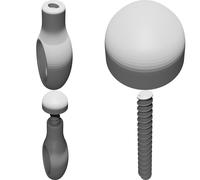 Universal Nutcracker Tool for All Nut Sizes - Heavy Duty Kitchen Aid 3D Print