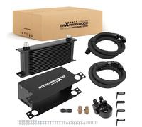Universal Oil Cooler 16 Righe AN10 Alluminio per Auto Tuning Racing + Kit