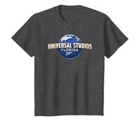 Universal Parks Universal Studios Florida Maglietta, Bambini, Grigio Scuro, 6 Anni