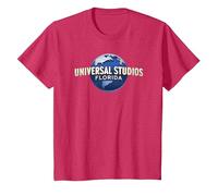 Universal Parks Universal Studios Florida Maglietta, Bambini, Rosso mélange, 3 Anni
