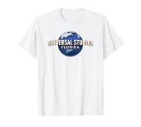 Universal Parks Universal Studios Florida Maglietta, Uomo, Bianco, XL