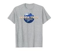 Universal Parks Universal Studios Florida Maglietta, Uomo, Grigio Melange, L