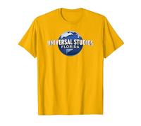 Universal Parks Universal Studios Florida Maglietta, Uomo, Oro Brillante, L