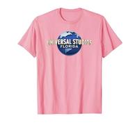 Universal Parks Universal Studios Florida Maglietta, Uomo, Rosa, XL