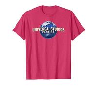 Universal Parks Universal Studios Florida Maglietta, Uomo, Rosso mélange, S