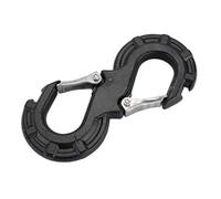 UNIVERSAL PORTATILE OFFRO-road Quick S-Type Trailer Gango di rimorchio Solido Gancio compatibile con accessori per rimorchi di modelli di auto(Black)