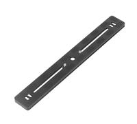 Universal Quick Release Plate Aluminum Alloy Camera Quick Release Plate with 1/4in Screw for DSLR Camera Black