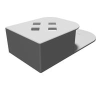 Universal Remote Wall Mount Holder with 20mm Screw Spacing No Support