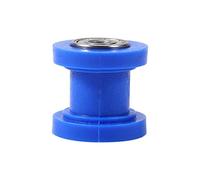 Universal Roller Rullo tendicatena, 10mm Chain Roller Slider Tensioner Wheel Guide per moto Pit Dirt Mini Bike Atv(Blue)