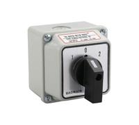 Universal Rotary Changeover Switch SZW26-20/D202.2D with Master Switch Exterior Box 660V 20A 3 Position 2 Phase